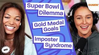 Kylie on Who She’s Rooting For in Super Bowl, Mile Gut Checks & Vogue Cover with Gabby Thomas | Ep 8