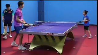 Can you beat this little girl?  Zhang Jike Teaches You Training Like the Chinese National Team （2）