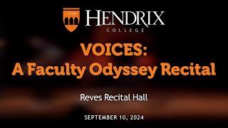 VOICES: A Faculty Odyssey Recital