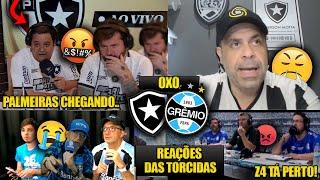 REAÇÕES dos BOTAFOGUENSES e GREMISTAS com o EMPATE - BOTAFOGO 0X0 GRÊMIO [REACT BRASILEIRÃO 2024]