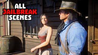 RDR2 - All Secret Jailbreak Cutscenes (+Removed)