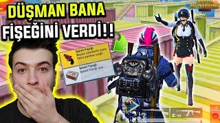 DÜŞMAN BANA İŞARET FİŞEĞİ VERDİ! Rakiple Arkadaş Olmak PUBG Mobile Komik Anlar