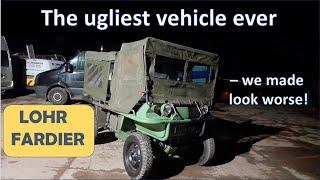 Unique military vehicle needs an upgrade. The 2CV based Lohr Fardier needs take us to the pub!