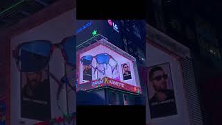 Zayn Malik billboard in Times Square NYC! Happy 30th Birthday Zayn!  #ZaynxArnette #shorts