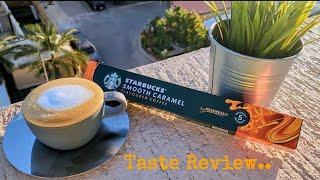 Starbucks Smooth Caramel Flavoured Coffee - Nespresso Original Review ️