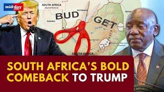 South African President Cyril Ramaphosa boldly rejects Donald Trump's threat