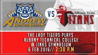 WOMEN BASKETBALL: ANDREW COLLEGE vs ALBANY TECHNICAL COLLEGE