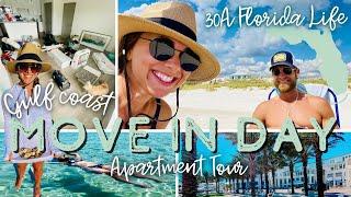 MOVING DAY | Florida | Apartment Tour | Beach Life | 30A