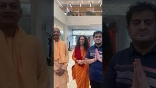A Blessed Encounter: Swami Sarvapriyananda & Sadhviji @ Princeton University #vedanta #hindu