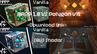 Minecraft TexturenPack Test !  Mit SEUS Renewed !  ModernArch R94 VS NAPP 2 0  + Download link Test!