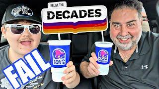 We Tried Taco Bell's Decades Menu and Here's What Went Wrong!