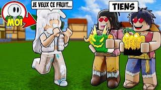 J'ai demander des FRUITS en tant que fille dans Blox Fruits... Ça a marché !