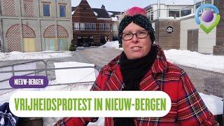 Vrijheidsprotest in Nieuw-Bergen