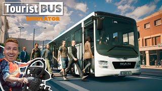 WIE EIN ECHTER BUSFAHRER️Meine lieblings Route mit dem Aerosoft LenkradTourist Bus Simulator