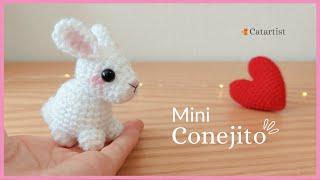 ️ Mini Conejo Amigurumi  Crochet Tutorial Paso a paso - Fácil  Esp-Eng