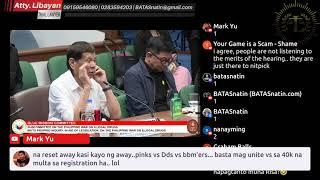 BAKIT DAW HINDI MA-COMTEMPT SI TATAY DIGS SA SENATE E MURA NG MURA?