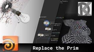 5 Ways to replace a Prim with a Point | Houdini Quicktips