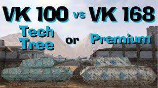 WOT Blitz Face Off || VK 100.01 (P) vs VK 168.01 (P)