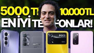 5000 TL ile 10.000 TL Arası Alınabilecek En İyi Akıllı Telefonlar! (Ağustos 2022)