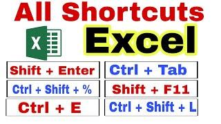 Best Excel Shortcuts in Hindi | Excel Shortcuts | Keyboard Shortcuts | MS Excel Shortcuts Key