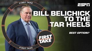 'Bill Belichick believed UNC was the BEST option for him' - Adam Schefter | First Take