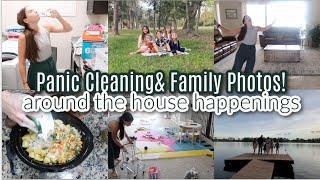 Panic Cleaning & Family Photos! Crock Pot Dinner, & More! Around The House Happenings!