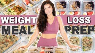 NEW! EASY 1 WEEK MEAL PREP FOR WEIGHT LOSS | Healthy Meal Ideas That Taste GOOD!