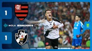 COUTINHO PER IL PARI NEL DERBY DI RIO | FLAMENGO-VASCO DA GAMA 1-1 | BRASILEIRAO | MOLA TV