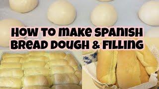 How To Make Spanish Bread Dough & Filling/KafooDee Channel