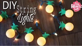 Dollar Tree DIY Pineapple String Lights