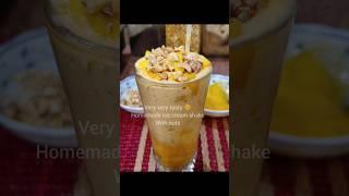 unique Homemade ice cream shake  Don't mind skip  #mangoshake #icecreamshake #shorts #youtubeshorts