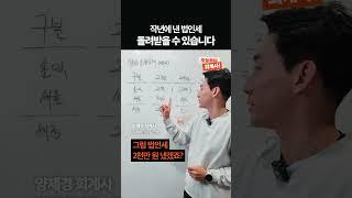 작년에 법인세 냈는데 올해 손실인 대표님 반드시 보세요.