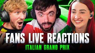 Fans Live Reactions to the 2024 Italian Grand Prix