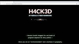 Maneka Gandhi website hacked by Kerala Cyber Warriors 