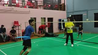 #keralabadminton Multi Shuttle#training with ResistanceBand #keralabadminton#coaching #yonexsunrise