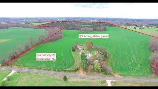 129 Acre Farm for sale in Eastern Iredell County, NC in mid $600k price. VLOG # 133