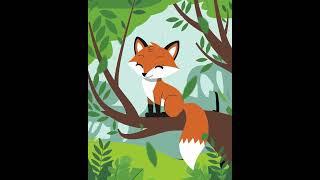 Vector Animation | Cute Little Fox | Animated Video #animatedvideos #animationservices #2danimation