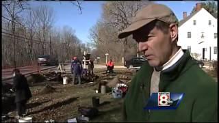 Historic Maine fort unearthed at Windham home