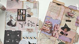 Turning JOURNAL cards into POCKET PAGES or ADVENT CALENDAR Halloween Budget Crafting