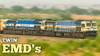 TWINS EMDs are Back in Bikaner - Indian Railway