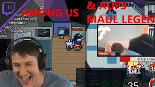 AMONG US & AUF´s MAUL legenTERSTE Best of  Streamhighlights #13