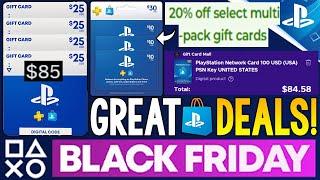 GREAT New PlayStation BLACK FRIDAY 2024 PSN Credit Deals! Get PSN Store Sale Deals WAY CHEAPER!