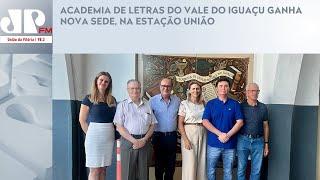 ACADEMIA DE LETRAS DO VALE DO IGUAÇU GANHA NOVA SEDE, NA ESTAÇÃO UNIÃO