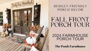 Fall Front Porch Decor Tour 2024: Budget Friendly Porch Decor