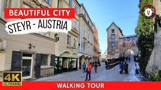 Steyr City Austria Walking Tour ️ Beautiful historic town at the river*s (4K ULTRA HD)