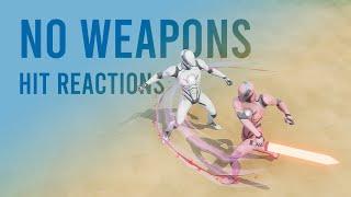 Unreal Engine 5 - Hit Reactions With No Weapons -  Action RPG #90