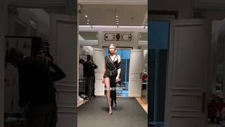 GIGI HADID BACKSTAGE VS RUNWAY WALK  #model #viral #runway