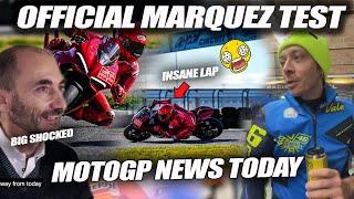 EVERYONE SHOCKED OFFICIAL Marquez Test Ducati V2, CEO Ducati SHOCKED Insane Lap of Marquez