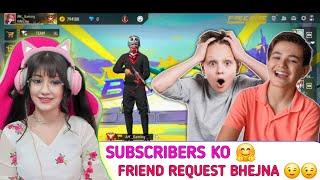 SENDING FRIEND REQUEST TO SUBSCRIBERS   AH gaming prank