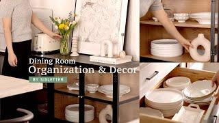 SUB) 깔끔한 집의 다이닝 룸 정리와 데코/ 아기자기한 살림으로 채워가는 우리집 공간/ Dining Room Organization and Decor